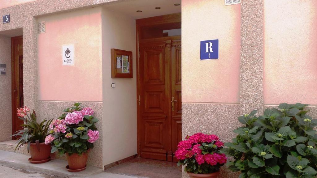 Hostal Rural Casa Castro Alberuela de la Liena Bagian luar foto
